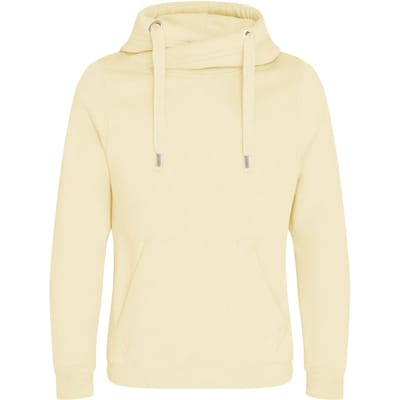 Just Hoods Cross Neck Hoodie JH021 - VANILLA MILKSHAKE - L