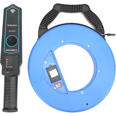 Leidingblokkadedetector Huispijp Pijpleiding Draagbare Verstoppingstest Pluggen Detectiegereedschap 20 Meter gray