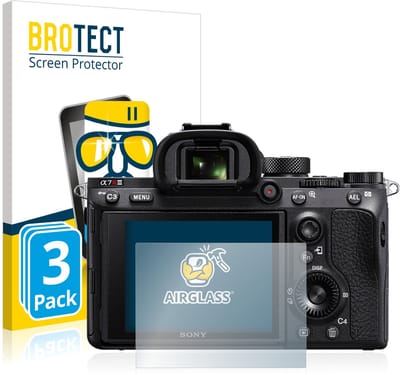Screenprotector 3 Stuks voor Sony Alpha 7R III Beschermglas transparant