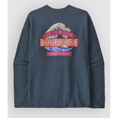 Patagonia Great Waves Responsibili- Longsleeve blauw