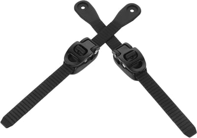 Roller Skate Gespen - Veters Vervanging - Schoenen Vastzetten - Verstelbaar PVC - 21 cm Lengte - Zwart