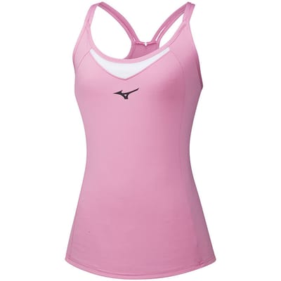Mizuno DryLite Dames Roze/Wit Tanktop