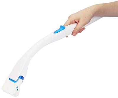 JHUBERS- Toiletborstel met verwisselbare borstels - Reinigingsstaaf - Gebogen handvat - Eenvoudig te gebruiken - ABS-hars - Hoge reinigingsefficiëntie - Toiletreiniger