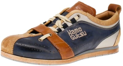 Kamo Gutsu TIFO-017 - Vrijetijdsschoenen voor heren - Mustard-Navy
