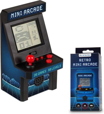Mini Arcade Machine - 300 Retro Games - Draagbare Gaming Kast 2.5 inch Blauw