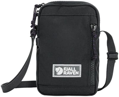 Fjällräven schoudertas Vardag Pocket Coal Black donkergrijs