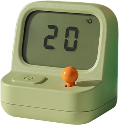 Digitale wekker - Kinderklok LCD - Rustige slaap - Stille beweging - 6.7cm breed - Meerdere kleuren