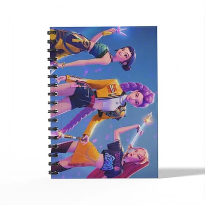 Magnifique Cahier Kpop Demon Hunters Anime Kawaii A6 Carnet d'étudiant Carnet de messages pour compte manuel Carnet journal pour enfants Carnet de dessin Carnet de messages