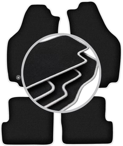 CARLUX-SILVER automatten voor: Lancia Ypsilon II hatchback (2003-2011)