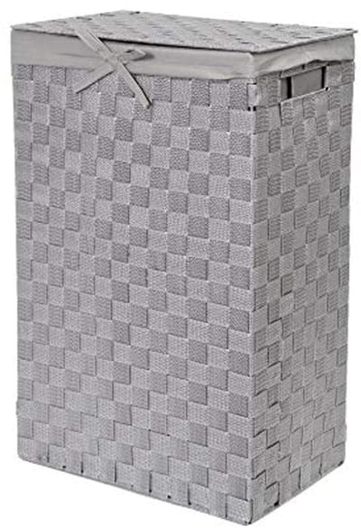 Rechthoekige Wasmand Grijs 25 x 38 x H.60 cm