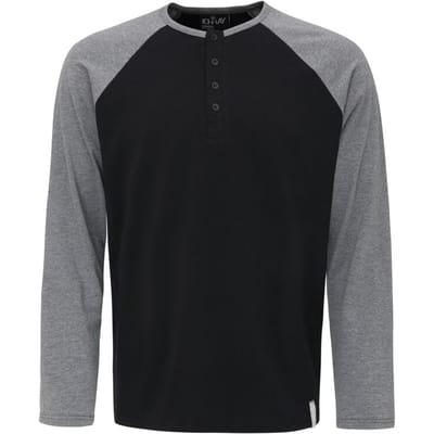 Forplay Shirt met lange mouwen - Kurt - M tot 3XL - voor Mannen - grijs-zwart