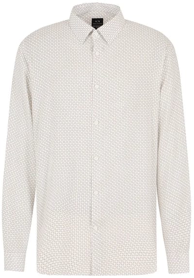 Armani Exchange Xm000668_af10253 Overhemd Met Lange Mouwen Wit L Man