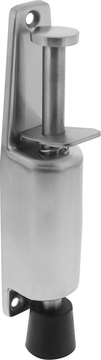 Ivana Necosteel Deurvastzetter RVS Met Voetrem 180x36mm
