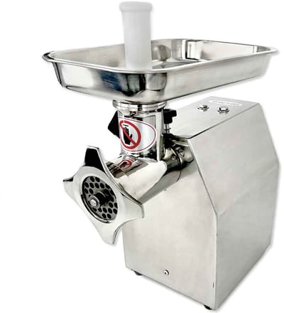 HCB® - Professionele Horeca Gehaktmolen - 120 kg p/u - 230V - RVS / INOX gehakt molen - 37x20x41 cm (DxBxH) - 27 kg - 1673