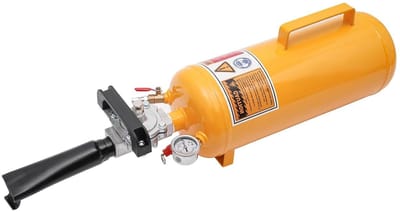 Bandenpomp Booster - Luchtpomp Banden - Banden Vullen - Veiligheidsventiel - 8 Liter Capaciteit - Geel