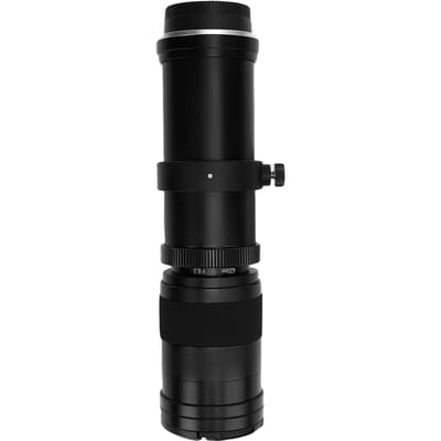 420 800mm Zoomlens Geschikt voor Nikon F Mount SLR Camera Optische Glas Coating Handmatige Focus Telelens zwart