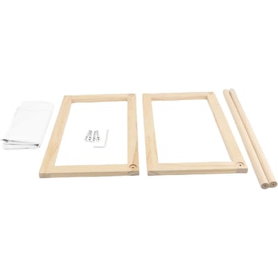 Houten Kattenhangmat Verhoogd Houten Frame Huisdierbed Draagbare Huisdier Lounger voor Middelgrote Honden Konijnen Kleine Dieren