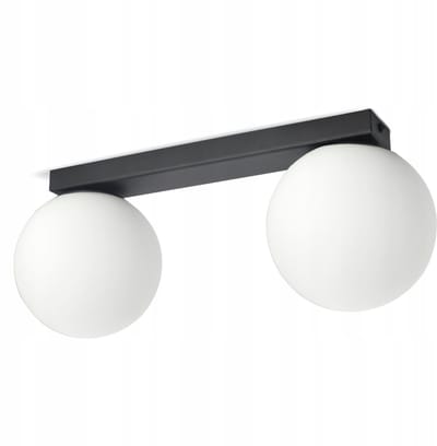 Plafon Sufitowy Kula Szklana G9 LED Biały Mat 561-B2
