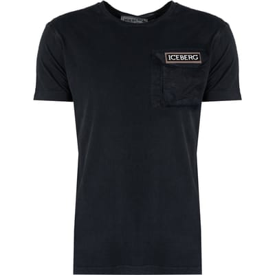 Iceberg T-Shirt C-Neck Mannen zwart