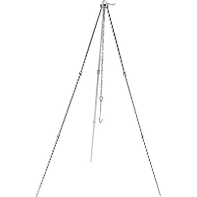 BBQ Statief Frame met Ketting en Haak Opbergtas Verstelbare Hoogte Camping Statief Standaard voor Open