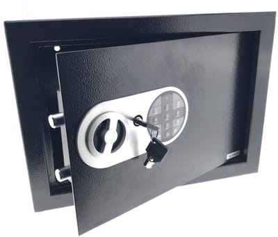 Kluis Elektronisch - 250 x 350 x 250 mm - Gelegeerd Staal - Dubbele vergrendelingsbout