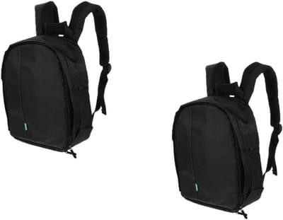 Cameratas Rugzak - Nylon Tas - Fotografie Uitstapjes - Waterbestendig Materiaal - 27x13.5x34cm - Groen