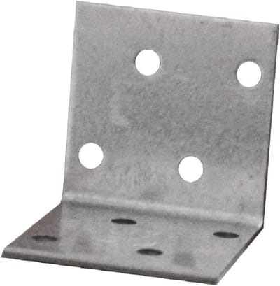 Set van 50 Stuks Hoekverbinders Staal Verzinkt 40x40x40 mm - Sterke Metalen Platen voor Bevestiging