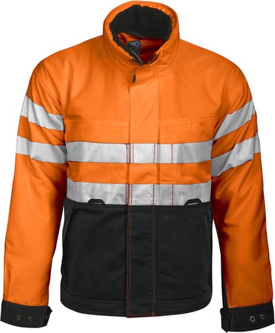 ProJob 6407 SIGNALISATIE VEST EN ISO 20471 KLASSE 3 GEVOERD 646407 - Oranje/Zwart - 4XL