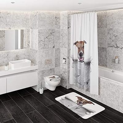Toiletbril - WC-bril deksel - Badkamer renovatie - Eenvoudige montage - Newspaper print
