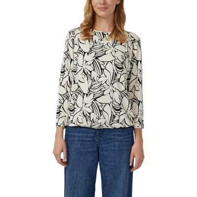 s.Oliver  T-shirts Black Maat: 38 | Longsleeves Outlet | Dames | Zwart