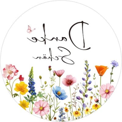 120 Stuks Warme Cadeau Stickers - 4 cm Ronde Labels voor Verpakking, Decoratie en Feestjes