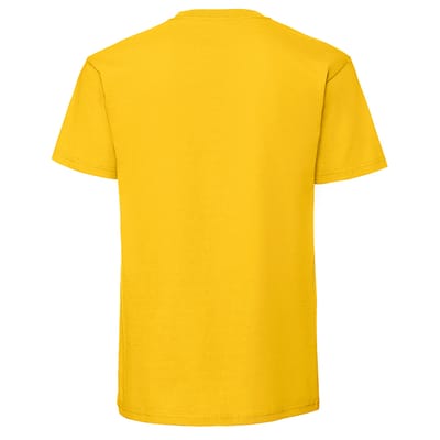 Fruit Of The Loom Heren Ringgesponnen Premium T-Shirt (Zonnebloem)