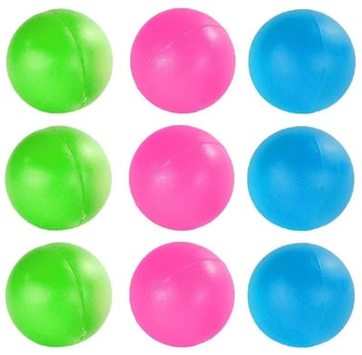 Summertime beachball ballen - 9x stuks - speelballetjes - ballen - strand speelgoed