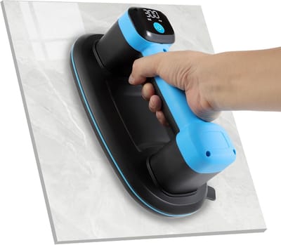 Elektrische vacuümzuiger lift 300 kg - LCD display, 4000 mAh batterij, geschikt voor tegels glas en marmer