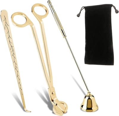 Luxe Kaars Onderhoudsset met Knipper, Dipper en Schoonmaakhulpstuk