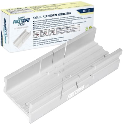 Dailygoods - FIRSTINFO Metalen Verstekbak 5,5 Inch - Voor Handzaag en Modelbouw