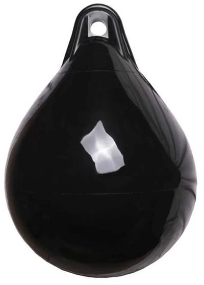 Majoni Solid Head Spherical Stootwil Zwart 45 cm