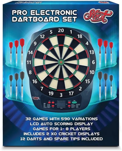 Elektronisch Dartbord Set met 32 Spellen en LCD Display
