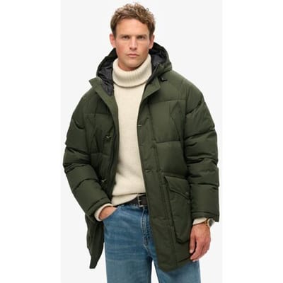 Superdry Expedition Puffer Parka Groen Grootte: M