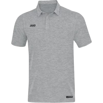 Jako Premium Basics Polo Heren - Grijs Gemeleerd | Maat: 4XL