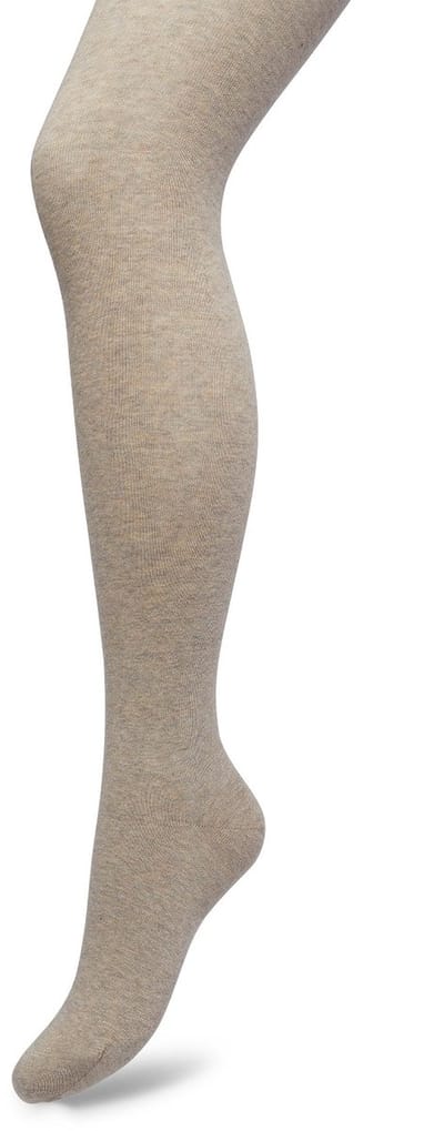 Bonnie Doon Biologisch Katoenen Maillot Dames Taupe maat 36/38 S - Uitstekende pasvorm - Gladde Naden - OEKO-TEX gecertificeerd - Bio Cotton Tights - Duurzaam Huidvriendelijk Bio Katoen - Beige/Bruin - Gemeleerd - Taupe Heather - BP051900.376