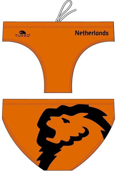 Turbo Holland Zwemslip Oranje XL Man