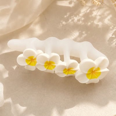 Krasbestendige siliconen nagelscheider, schattige verse bloemen nagel- en teenscheider, kersenbloesem nageltakscheider