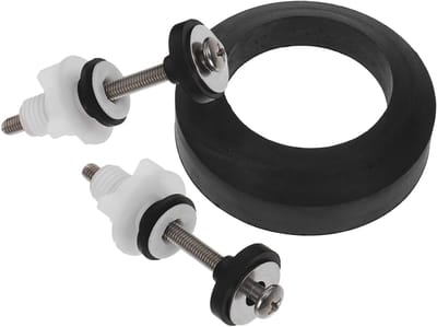 Toilet Onderdelen Set - Bevestiging Ring - Toilet Reparatie - Waterdichte Verbinding - 2.8x8.5x2.8 cm - Zwart