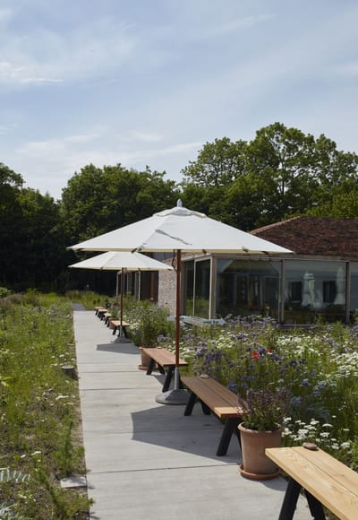 Skagerak by Fritz Hansen Atlantis Parasol - groot Ø 330 cm