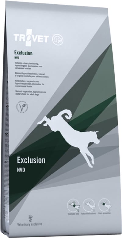 Trovet NVD Exclusion Hond  12.5 kg