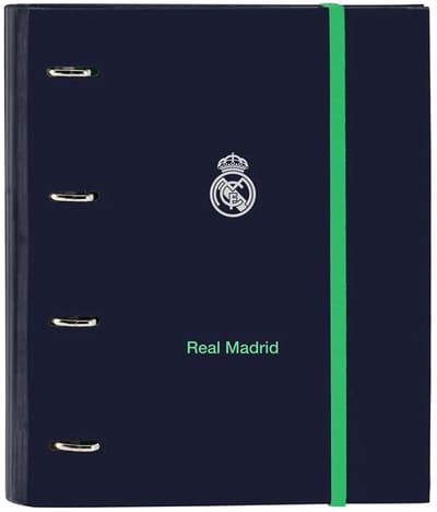 Safta Real Madrid 2nd Kit 25/26 A4 100 Sheets 4 512557666 Ringband Transparant Kinderen