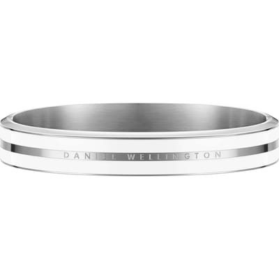DANIEL WELLINGTON EMALIE INFINITE DW0040024 STAINLESS STEEL ARMBAND MET WITTE EMAILLE 1 STUK