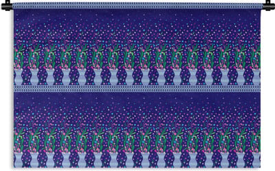 Wandkleed - Wanddoek - Bloemen - Patronen - Lente - 180x120 cm - Wandtapijt