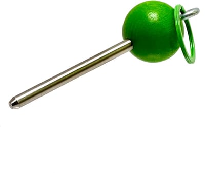 Boulemaus - Jeu de Boules - Traceur de terrain - kleur lichtgroen - V2A roestvrij staal